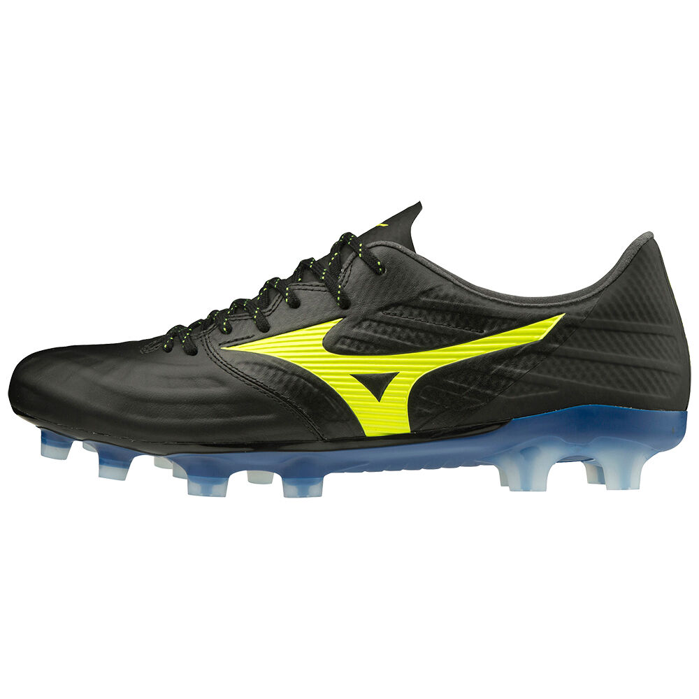 Botas de Futbol Mizuno Rebula 3 Elite Hombre Negras/Amarillo Outlet VURI-72310